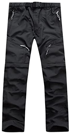 NUSGEAR 2024 Pantalones para Hombre Desmontables Pantalones de Trekking Deportes al Aire Libre Secado rápido Pantalones de Escalada Trabajo Pantalones Senderismo Pantalones Talla Grande