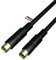 rhinocables Cable S-Video macho a macho S Video SVHS Cable Super Video TV, videocámara, gráficos Mini Din Wire S-VHS chapado en oro conectores (1,5 m)