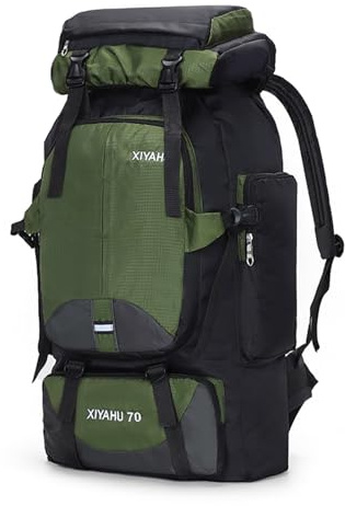CINGHI LUSSO 70 L campingryggsäck för män vandringsryggsäck vattentät ryggsäck för vuxna ryggsäck för resor stor ryggsäck campingväska lätt reseryggsäck campingpaket tillbehör