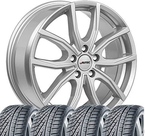 4 Winterräder Winter Vidron 6,5x16 ET 46 5x112 Brillantsilber mit 205/60 R16 92H CON WinterContact TS 870 P Evc kompatibel mit Skoda Yeti Octavia