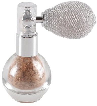 Alide Iluminador en polvo suelto en aerosol con purpurina, maquillaje brillante para cabello, rostro, cuerpo y ropa (champán)