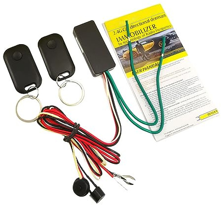 - Alarma antirrobo para coche, bloqueo automático de inmovilizador inalámbrico de 2,4 GHz, dispositivo de seguridad automático de corte de corriente inteligente para SUV, vehículo todoterreno