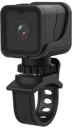 Aumotop Telecamera da Ciclismo Impermeabile 1080P Telecamera per Sport All'aria Aperta per Bici da Bicicletta con Connessione WiFi, Obiettivo Grandangolare Ciclisti,