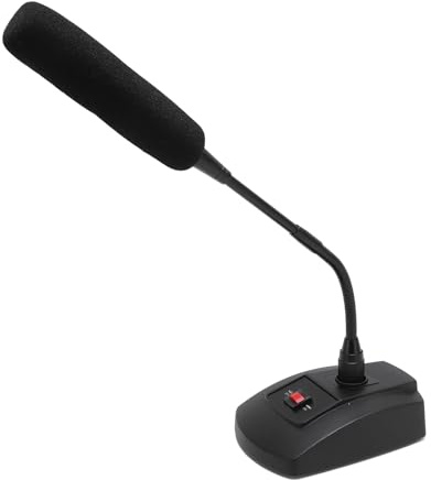 BONKZEBU Micrófono de Condensador de Cuello de Cisne Calidad de Sonido Profesional, Micrófono Multifuncional para Conferencias y Reuniones para Conferencias y