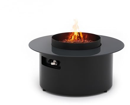 MF Table de feu extérieure à gaz point jusqu'à 8 kW compacte avec couvercle supérieur