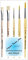 Da Vinci espace beaux arts Davinci Serie 303 Synthetics Malerpinsel, rund 2, 4, 8. Davinci Serie 329 Synthetics Malerpinsel Flat,Size 8,12 .Made in Germany