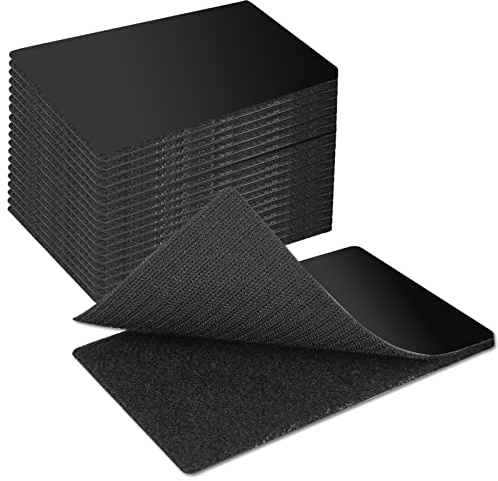 Art3d 48 Sets Hook and Loop Tape Sticky Back, 4x6 Double-Sided Command Adhesive Strip Heavy Duty