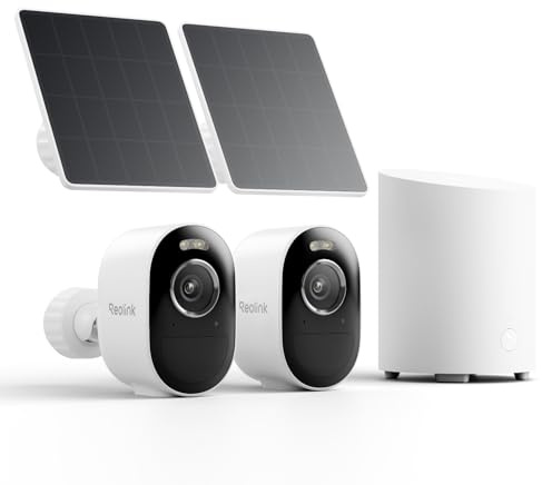Reolink 5MP Sistema de Cámaras de Seguridad, Inalámbricas para Exteriores
