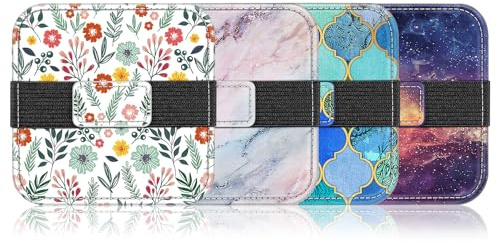 Fintie Screen Cleaning Pad, [4 Pack] Soft Cloth Wipes Screen Cleaner with Elastic Strap for iPad, iPhone, MacBook, Tablets, Laptop (Galaxy)
