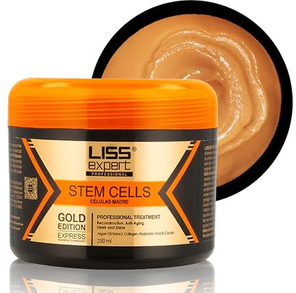Liss Expert Professional Alisado Células Madre Edición Cacao 250 ml – Liso Perfecto –Hidratación Profunda – Reconstrucción Capilar – Control del Frizz