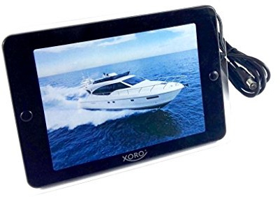 Xoro HAN 310 Flache DVB-T/T2 Zimmerantenne mit Fotorahmen (VHF/UHF, Verstärker, LTE Filter, 3m Kabellänge) schwarz