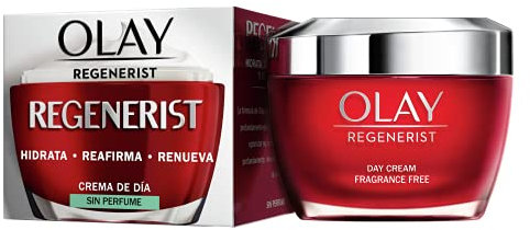 Olay Regenerist Crema Facial de Día. Hidratante Antiarrugas y Reafirmante Activa, con Niacinamida Antienvejecimiento y Péptidos. 50 ml
