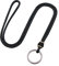 Cerioll Lanyard Schlüsselband Für Ausweise Und Schlüssel, Schlüsselanhänger Band, Kinder, Design Key Chain Long, Schlüsselband Lang, Tau Schlüsselanhänger, Nylon, Klassisch, Schwarz
