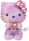 Hello Kitty and Friends, 50th Anniversary 8-inch Hello Kitty Plush with 50th Anniversary Teddy Bear - 5 Decades of Friendship - Officially Licensed Sanrio Product from Jazwares