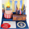 Pop Up Donald Trump Birthday Card with LIGHT, SOUND and Trump's VOICE - 3D President Says A Happy Birthday Message - Fun Card For Men, Women, Mum, Dad, Husband, Wife, Friend