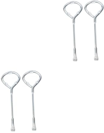 Hemobllo 2 Ensembles Ouvre-boîte Garage Fusée Bord Capteur Seau Ouvre Boite Tire Bouchon Ouvre-bouteilles Ouvre Pot Peut Ouvrir L'outil En Métal Matériau M10 Silver 2 Pièces * 2