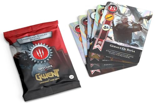 No Loading Games, Gwent Legendary Ballad Monsters, 10 Cards, Collectible Card Game
