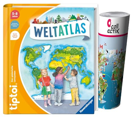 Ravensburger Junior Libro 2-4 Anni Il Gatto + Bambini Animali Fattoria Poster