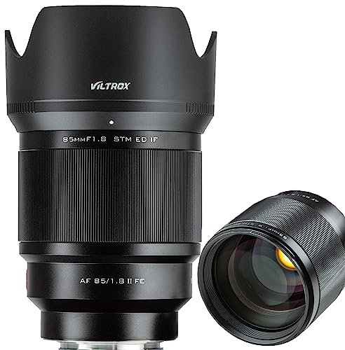 VILTROX PFU RBMH 85mm F1.8 II Objetivo Retrato AF Lente para Sony E-Mount a7 a7II a7III a7R a7RII a7RIII a7SII a9 a6400 a6500 a6300 a5100 a6000