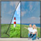 Insektenschutz Tür Vorhang 270x240 cm Polyester Lamellenvorhang, Klemmleiste Fliegenvorhang, 2023-Version Anthrazit