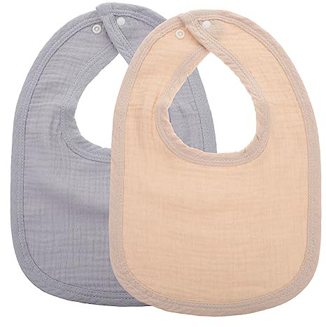 Toyvian 2stücke Bandana Lätzchen Aus Baumwolle Saugfähige Spucktücher Für Neugeborene Unisex Design Und Weich Und Hautfreundlich Für Füttern Und Trockenhalten Beim