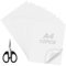 12 Sheets Double Sided Adhesive Sheets, A4 Size Clear Self-Adhesive Sticky Sheet with White Liner, Extra Strong Adhesive & Easy to Cut Craft Tape Sheet for DIY Arts Party Photo Albums Home Decoration