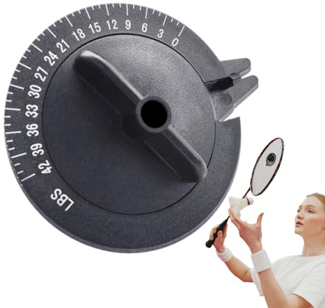 Probador de tensión de Cuerda de Raqueta Deportiva, medidor de Cuerda de bádminton, Tenis, Squash, medición de presión, medidor de ABS Ligero, diseño Duradero, Rendimiento para Hombres y