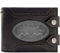 The Dark Knight Batman Suit Steel Badge Double Buttoned Black ID and Card Bi-Fold Wallet