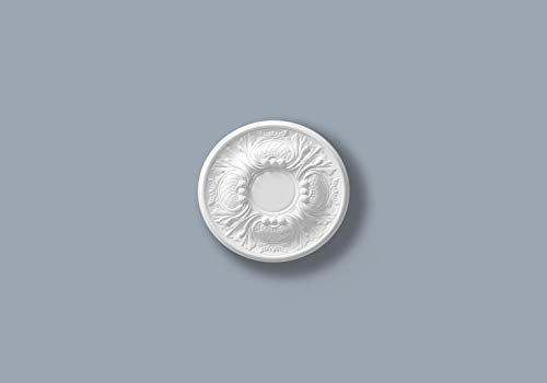 Ceiling Rose Carla 300mm Resin Strong Lightweight Not Polystyrene Easy Fix 30cm