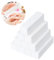 10 bloques de pulido de uñas, bloques de pulido de uñas blancos, bloque de pulido para uñas, herramienta para uñas de arte de uñas, lima de uñas cuadrada, lima de uñas para manicura, pedicura y