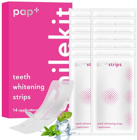 28 Pcs Bande Blanchiment Dentaire Whitening Strips,Bandes de blanchiment des dents,Bandes de Dentaire,Dents Whitening,Éliminent Efficacement les Taches