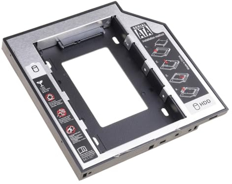 9.5 millimetri 12.7 millimetri Hard Drive Caddys Case Adapter Per Computer Portatili Supporto SATA HDD Installazione Drive Bay
