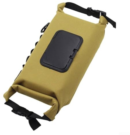 Borsa per salviettine umidificate per avventure all'aria aperta, facile da trasportare e accedere (marrone)