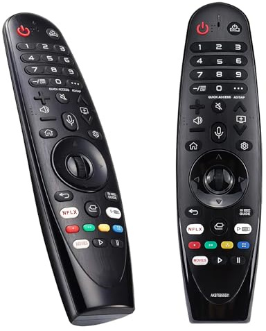 Magic Remote Telecomando per TV MR20GA, AKB75855501 Voice Magic Telecomando per AN-MR20GA MR19BA MR18BA MR650A, ricambio Remote Control con puntatore e funzione vocale