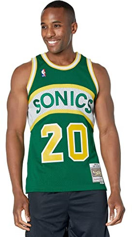 Mitchell & Ness Gary Payton #20 Seattle Supersonics 1994-95 Swingman NBA Trikot Grün
