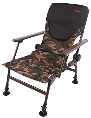 Ultimate COM4 Recliner Comfort Chair Camo Karpfenstoel - Karpfenstuhl