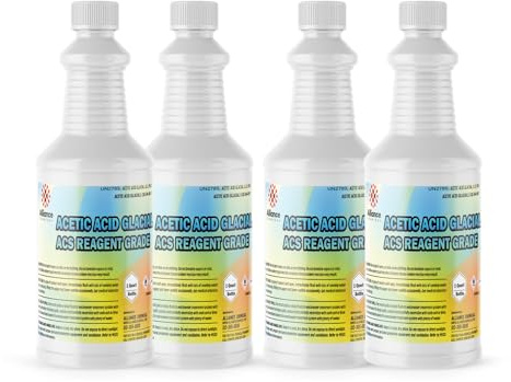 Alliance Chemical Acetic Acid Glacial ACS Grade - 4 Quarts