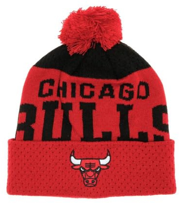 NBA Chicago Bulls Mütze, Rot/Schwarz, Jungen, Collegiate, Rot, Einheitsgröße, rot, One size