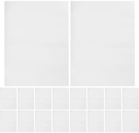 GARIOUANS Bolsas Blanco de Espuma Epe para Embalaje y Protección Material para Transporte Resistente y Amortiguador 100 de Platos y Marcos de Fotos