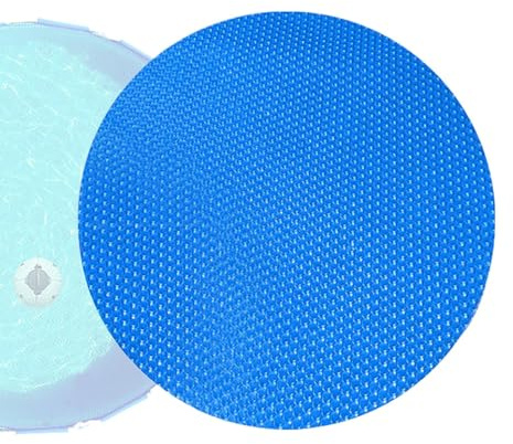 Coperta solare per piscina, 6/8/10/12/15 ft Cuttable Swimming Pool Deckung, supporto termico pesante per terra all'aperto in estate di nuoto