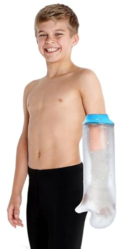 Fundas para brazo de ducha para niños, impermeables, suaves, cómodas, herméticas, para mantener las heridas secas, protector de vendaje para niños, manos, muñecas, dedos, codos, se ajustan a
