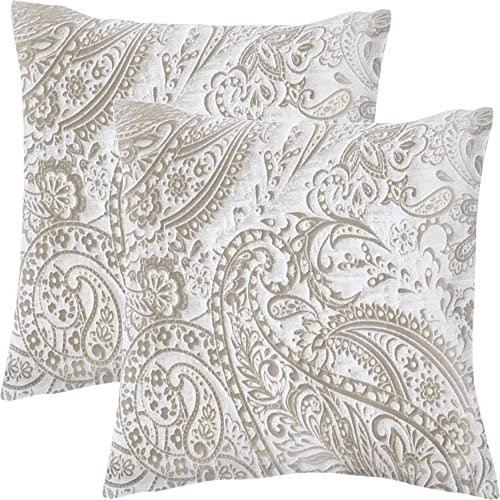 Erwin Müller Kissenhülle 2er-Pack Taupe Größe 40x40 cm