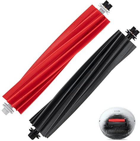 roborock Original Zubehör, Trennbare Rubber DuoRoller-Bürste fur S8/S8 +/S8 Pro Ultra/Q8 max/Q8 max+/Q5 maxRoboter Staubsauger