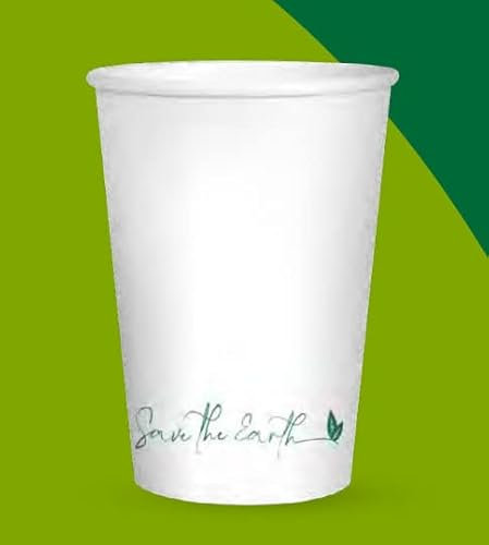 1000 GOBELETS - Gobelet Carton Blanc 220 ML (7.5 OZ) COMPATIBLE FONTAINE A EAU- VERRE en Carton RECYCLABLE