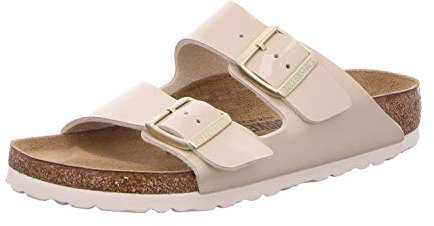 Birkenstock Arizona Eva Pantoletten Clogs Herren Schwarz Pantoletten Schuhe, Lack Sand, 38 EU