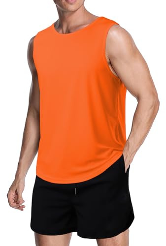 meioro Träningslinne för män, ärmlös gymmuskel, t-shirts, snabbtorkande, bodybuilding, skjorta, sommar, atletiska linnen