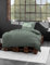 Bierbaum Bettwäsche 3899, Mako-Satin, 100% Baumwolle, Designed in Germany, grün 32, 135 x 200 + 40 x 80 cm