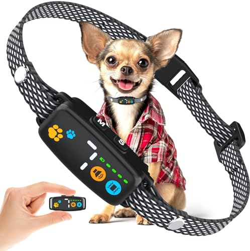 Feycig Anti Bark Collar for Dogs, No Shock Dog Barking Collar