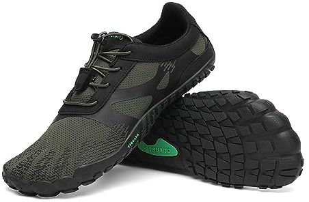 SAGUARO minimalist sneakers för män och kvinnor, barfota skor, lättviktsskor för spårlöpning, storlek 36-48, 44 EU