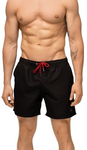 DANISH ENDURANCE Short de Bain Homme, Noir, L